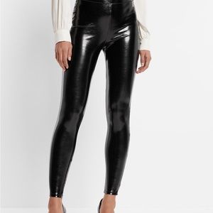 Express Faux Patent Leather Leggings NWT S